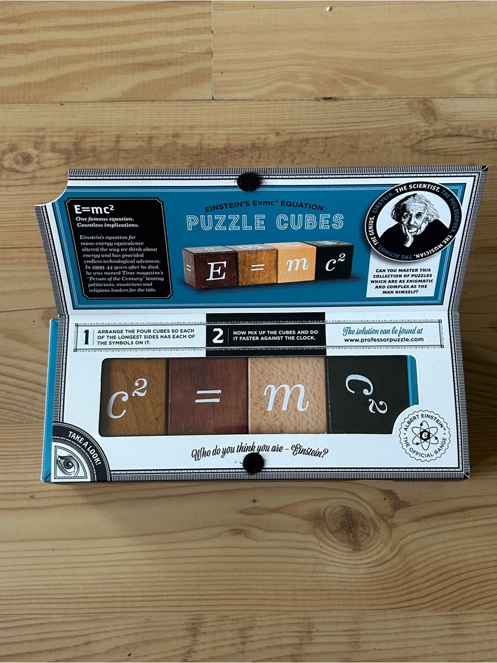 Einstein Puzzle Cubes E=mc2